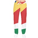 Seychelles flag Women velvet Drawstring Pants View1