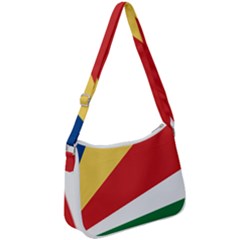 Seychelles Flag Zip Up Shoulder Bag by FlagGallery