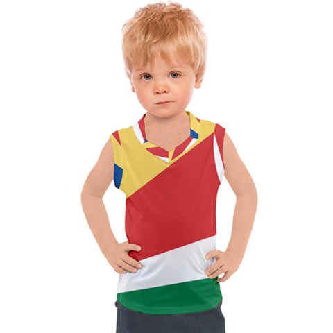 Seychelles Flag Kids  Sport Tank Top by FlagGallery