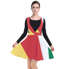 Seychelles-flag12 Plunge Pinafore Dress by FlagGallery