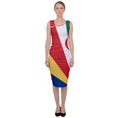 Seychelles-flag12 Sleeveless Pencil Dress by FlagGallery