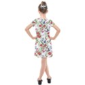 Flowers pattern Kids  Cross Web Dress View2