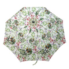 Green Flora Folding Umbrellas by goljakoff