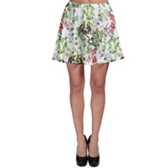 Green Flora Skater Skirt by goljakoff