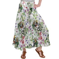 Green Flora Satin Palazzo Pants by goljakoff