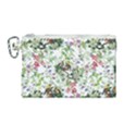 Green flora Canvas Cosmetic Bag (Medium) View1