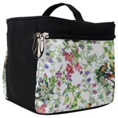 Green Flora Make Up Travel Bag (big) by goljakoff