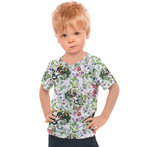 Green Flora Kids  Sports Tee by goljakoff