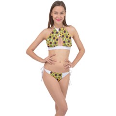 13-258654407-0-1-1 13-258654407-1-1-1 Cross Front Halter Bikini Set by shoppingcart