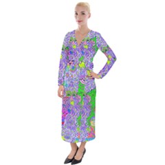 Shapechanger Velvet Maxi Wrap Dress by chellerayartisans