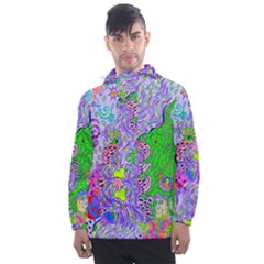 Shapechanger Men s Front Pocket Pullover Windbreaker by chellerayartisans