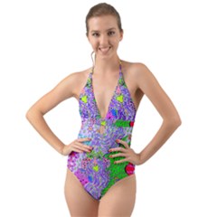 Shapechanger Halter Cut-out One Piece Swimsuit by chellerayartisans