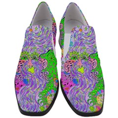 Shapechanger Women Slip On Heel Loafers by chellerayartisans