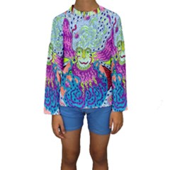 Supersoniccelestialpower2020 Kids  Long Sleeve Swimwear by chellerayartisans