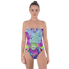 Supersoniccelestialpower2020 Tie Back One Piece Swimsuit by chellerayartisans