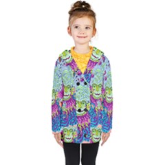 Supersoniccelestialpower2020 Kids  Double Breasted Button Coat by chellerayartisans