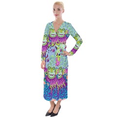 Supersoniccelestialpower2020 Velvet Maxi Wrap Dress by chellerayartisans