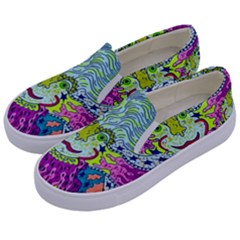 Supersoniccelestialpower2020 Kids  Canvas Slip Ons by chellerayartisans