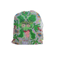 Supersonicfrog Drawstring Pouch (large) by chellerayartisans