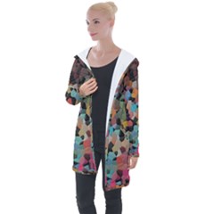 Mosaic Pieces                                                   Longline Hooded Cardigan by LalyLauraFLM