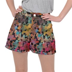 Mosaic Pieces                                                   Stretch Ripstop Shorts by LalyLauraFLM