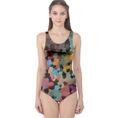 Mosaic Pieces                                                    Women s One Piece Swimsuit by LalyLauraFLM