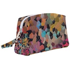 Mosaic Pieces                                                 Wristlet Pouch Bag (large) by LalyLauraFLM