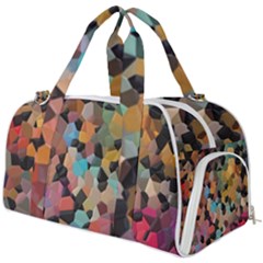 Mosaic Pieces                                                Burner Gym Duffel Bag by LalyLauraFLM