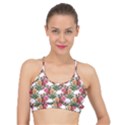 Flowers pattern Basic Training Sports Bra View1