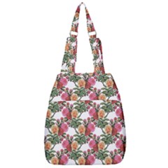 Flowers Pattern Center Zip Backpack by goljakoff