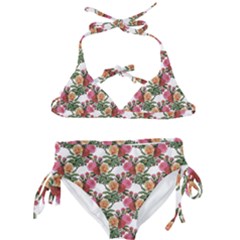 Flowers Pattern Kids  Classic Bikini Set by goljakoff