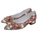 Flowers pattern Women s Bow Heels View2