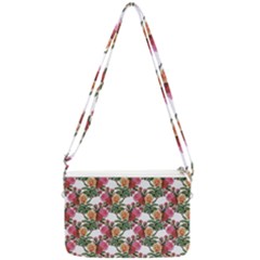 Flowers Pattern Double Gusset Crossbody Bag by goljakoff