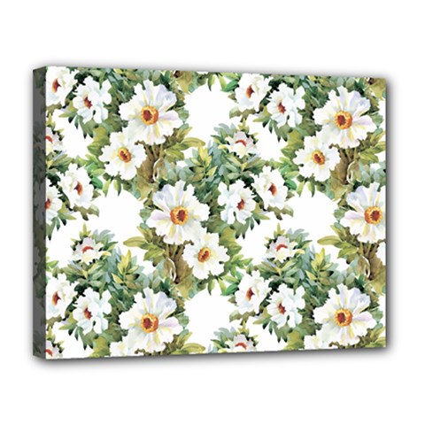 Summer Flowers Canvas 14  X 11  (stretched) by goljakoff