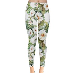 Summer Flowers Leggings  by goljakoff