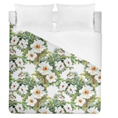 Summer Flowers Duvet Cover (queen Size) by goljakoff