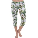 Summer flowers Capri Yoga Leggings View1