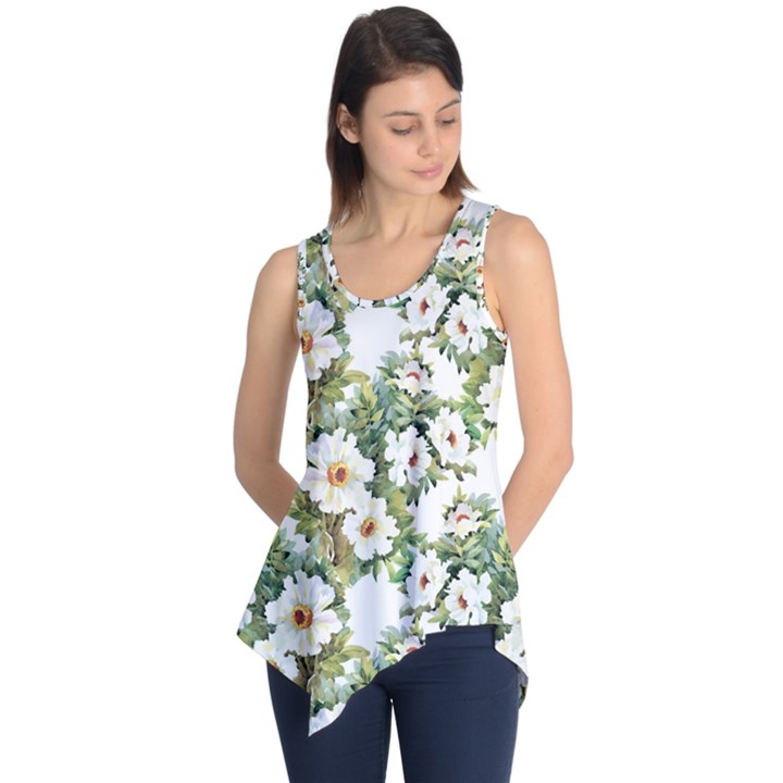 Summer flowers Sleeveless Tunic