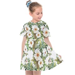 Summer Flowers Kids  Sailor Dress by goljakoff