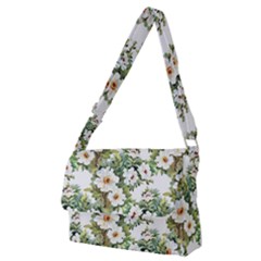 Summer Flowers Full Print Messenger Bag (m) by goljakoff