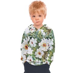 White Flowers Kids  Overhead Hoodie by goljakoff