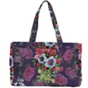 Purple flowers Canvas Work Bag View2