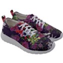 Purple flowers Mens Athletic Shoes View3