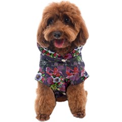 Purple Flowers Dog Coat by goljakoff