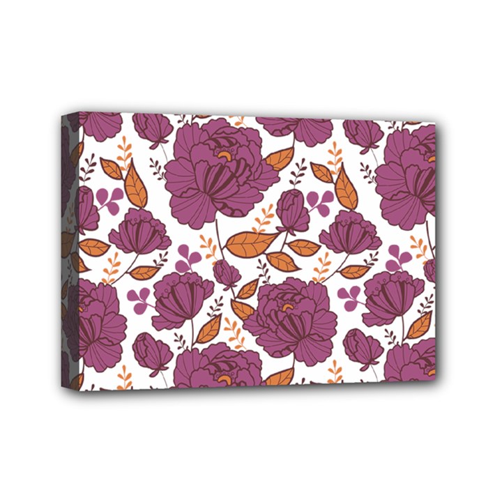 Rose flowers Mini Canvas 7  x 5  (Stretched)