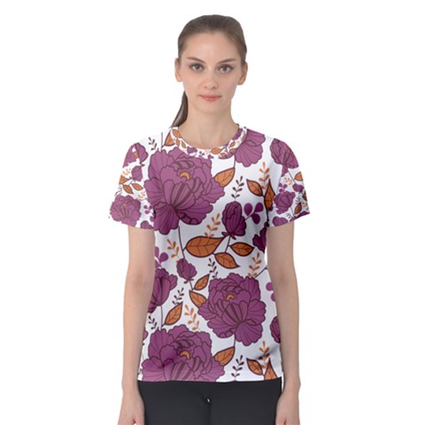 Rose Flowers Women s Sport Mesh Tee by goljakoff