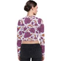 Rose flowers Long Sleeve Zip Up Bomber Jacket View2