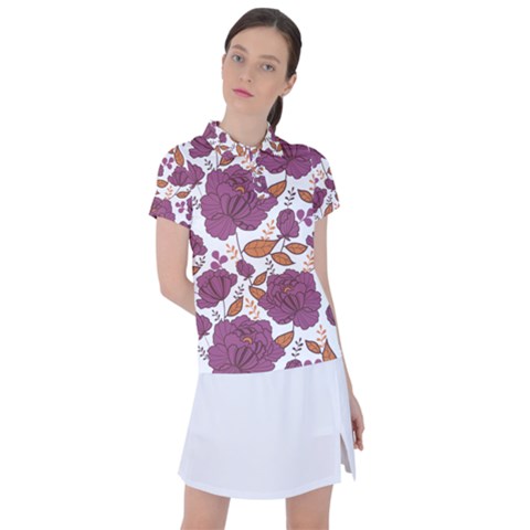 Rose Flowers Women s Polo Tee by goljakoff