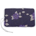 Purple flowers Pen Storage Case (S) View1