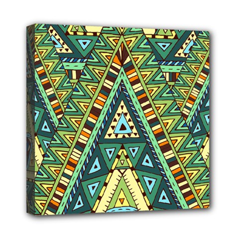 Native Ornament Mini Canvas 8  X 8  (stretched) by goljakoff